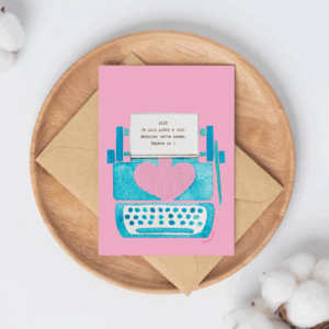 Machine à écrire motivation