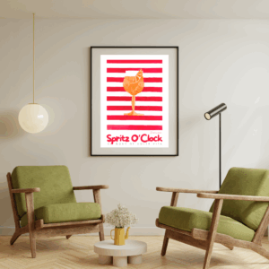 Spritz illustration artisanale