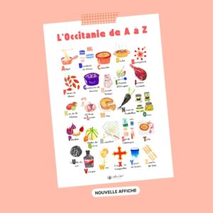 L'Abécédaire de la Gastronomie d'Occitanie 26 saveurs illustrées, de A à Z — un voyage gourmand au cœur du Sud